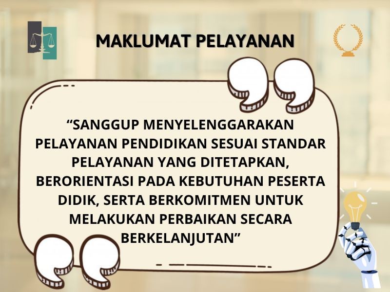 MAKLUMAT PELAYANAN